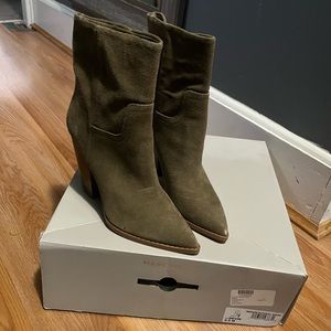 Suede never worn boots
